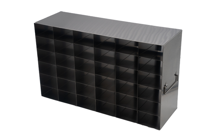 Crystal Industries - UFF-66 - Upright Freezer Rack for 32/8 Flipper JR Reversible Multi-Boxes, 6x6 Configuration