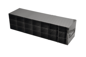 Crystal Industries - UFF-73 - Upright Freezer Rack for 32/8 Flipper JR Reversible Multi-Boxes, 7x3 Configuration