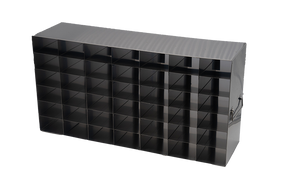 Crystal Industries - UFF-76 - Upright Freezer Rack for 32/8 Flipper JR Reversible Multi-Boxes, 7x6 Configuration