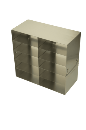Crystal Industries - UFHT-25 - Upright Freezer Rack for 100-Cell Hinged Top Plastic Boxes, 2x5 Configuration