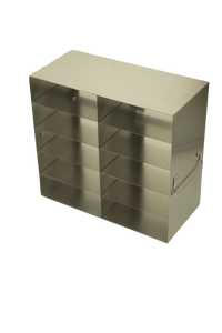 Crystal Industries - UFHT - Upright Freezer Rack for 100-Cell Hinged Top Plastic Boxes