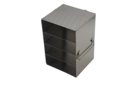 Crystal Industries - UFM-1415 - Upright Freezer Rack for 50-Cell 1.5ml Microtube Storage Boxes, 1x4x2 Configuration