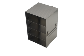 Crystal Industries - UFM-1415 - Upright Freezer Rack for 50-Cell 1.5ml Microtube Storage Boxes, 1x4x2 Configuration