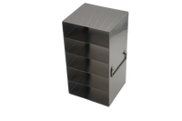 Crystal Industries - UFM-1515 - Upright Freezer Rack for 50-Cell 1.5ml Microtube Storage Boxes, 1x5x2 Configuration