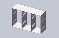 Crystal Industries - UFMC-35-2-3 - Upright Freezer Eco Rack - Modifiable Rack