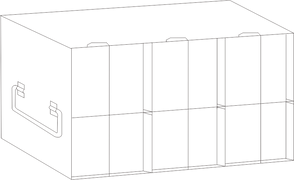 UFMP-311L - Rack for 96/384-Well Microtiter Plates, 51 Plates with Lids, 54 Plates without Lids