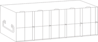UFMP - Rack for 96/384-Well Microtiter Plates