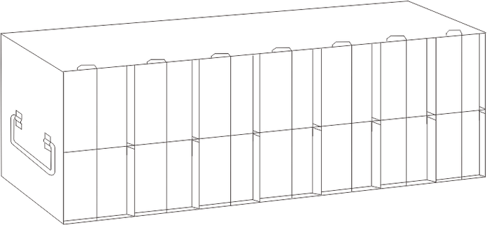 Crystal Industries - UFMP - Upright Freezer Rack for 96/384-Well Microtiter Plates