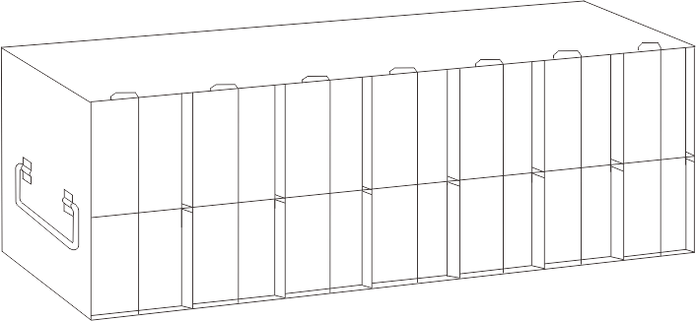 Crystal Industries - UFMP - Upright Freezer Rack for 96/384-Well Microtiter Plates
