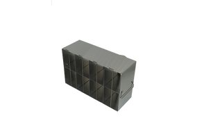 UFMP-409L - Upright Freezer Rack for 96/384-Well Microtiter Plates, 56 Plates with Lids, 64 Plates without Lids