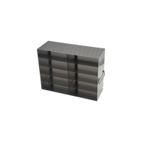 Crystal Industries - UFP-25 - Upright Freezer Rack for Plasma Boxes, 2x5 Configuration