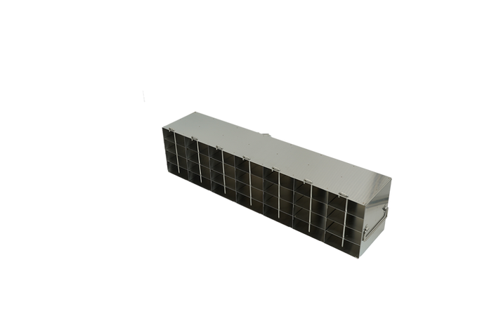 Crystal Industries - UFPCR-74L - Upright Freezer Rack for 0.2ml Tube 96-Well PCR Boxes, 7x4 Configuration