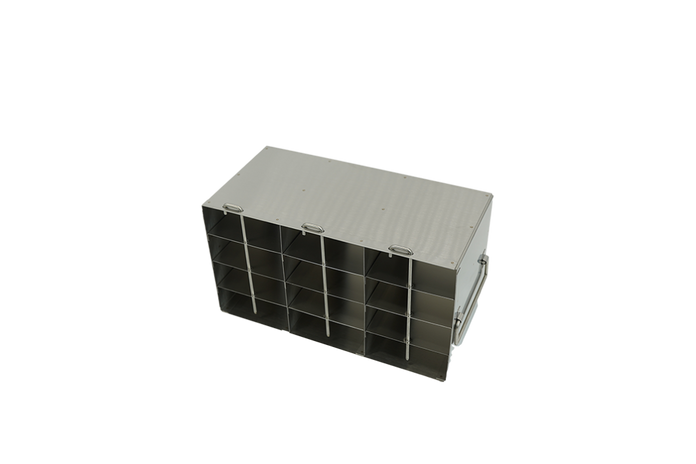 Crystal Industries - UFPCR-34L - Upright Freezer Rack for 0.2ml Tube 96-Well PCR Boxes, 3x4 Configuration