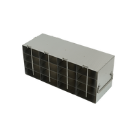 Crystal Industries - UFPCR-44L - Upright Freezer Rack for 0.2ml Tube 96-Well PCR Boxes, 4x4 Configuration