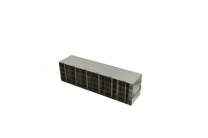 Crystal Industries - UFPCR-64L - Upright Freezer Rack for 0.2ml Tube 96-Well PCR Boxes, 6x4 Configuration
