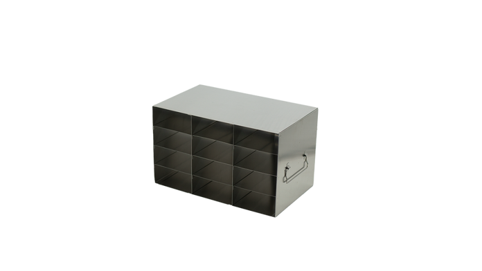 Crystal Industries - UFR-FLIPPER - Upright Freezer Rack for 96 Well Flipper Reversible Boxes