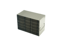 Crystal Industries - UFS-25-35 - Upright Freezer Rack for 25-Place Slide Boxes, 3x5 Configuration