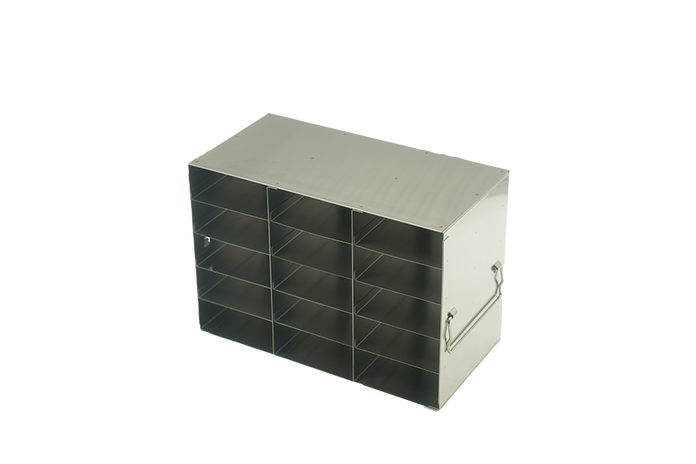 Crystal Industries - UFS-25-35 - Upright Freezer Rack for 25-Place Slide Boxes, 3x5 Configuration