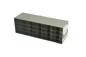 Crystal Industries - UFS-25-54 - Upright Freezer Rack for 25-Place Slide Boxes, 5x4 Configuration
