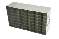 Crystal Industries - UFS-25-57 - Upright Freezer Rack for 25-Place Slide Boxes, 5x7 Configuration