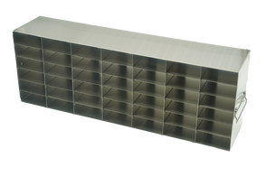 Crystal Industries - UFS-25-76 - Upright Freezer Rack for 25-Place Slide Boxes, 7x6 Configuration