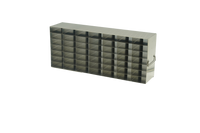 Crystal Industries - UFS-25-77 - Upright Freezer Rack for 25-Place Slide Boxes, 7x7 Configuration