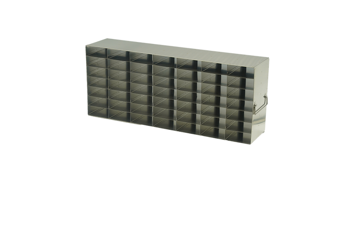 Crystal Industries - UFS-25-77 - Upright Freezer Rack for 25-Place Slide Boxes, 7x7 Configuration