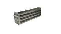 Crystal Industries - UFS-2 - Upright Sliding Tray Rack for 2" Boxes