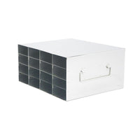 Crystal Industries - UT80-44 - Upright Freezer Rack for 80 Place Tube Boxes, 4x4 Configuration
