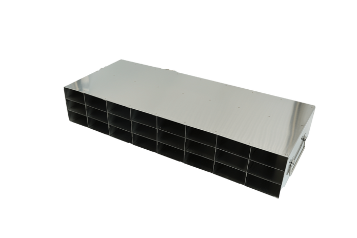 Crystal Industries - UT80-83 - Upright Freezer Rack for 80 Place Tube Boxes, 8x3 Configuration
