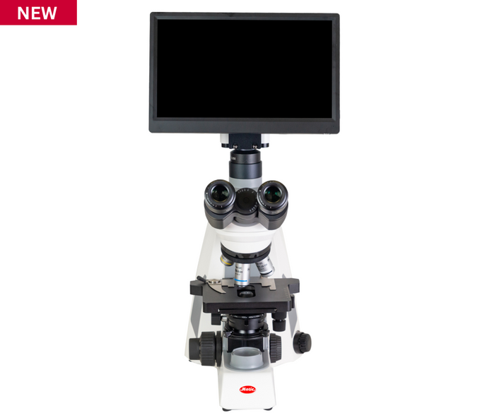 Motic Instruments - 1100403300213 - Panthera E2 Trinocular Upright Microscopes and BMH4000X Digital Camera Bundles