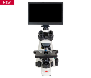 Motic Instruments - 1100401200851 - BA310E LED Trinocular Upright Microscopes, BMH4000X Camera bundle