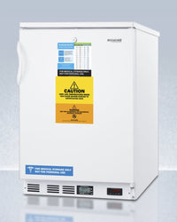 Accucold - VLT650LHD - 24" Wide Built-In All-Freezer, Left Hand Door