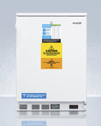 Accucold - VLT650LHD - 24" Wide Built-In All-Freezer, Left Hand Door