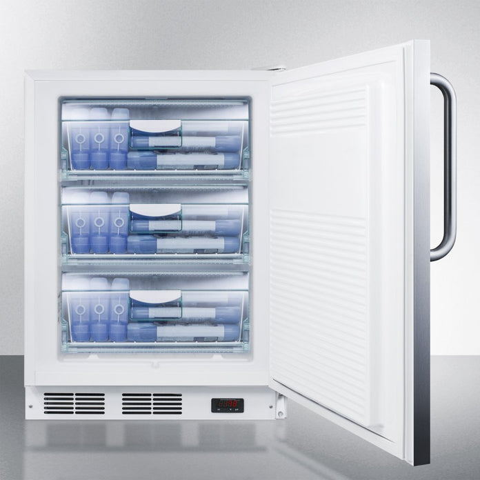 Accucold - VT65MLCSSADA - 24" Wide Built-In All-Freezer, ADA Compliant