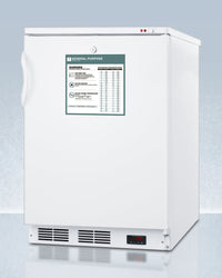 Accucold - VT65MLGPLHD - 24" Wide All-Freezer, ADA Compliant