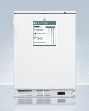 Accucold - VT65MLGPLHD - 24" Wide All-Freezer, ADA Compliant