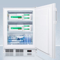 Accucold - VT65MLBIMEDADALHD - 24" Wide Built-In All-Freezer, ADA Compliant, Left Hand Door