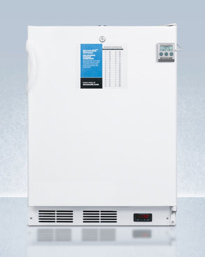 Accucold - VT65MLBIPLUS2ADALHD - 24" Wide Built-In All-Freezer, ADA Compliant, Left Hand Door