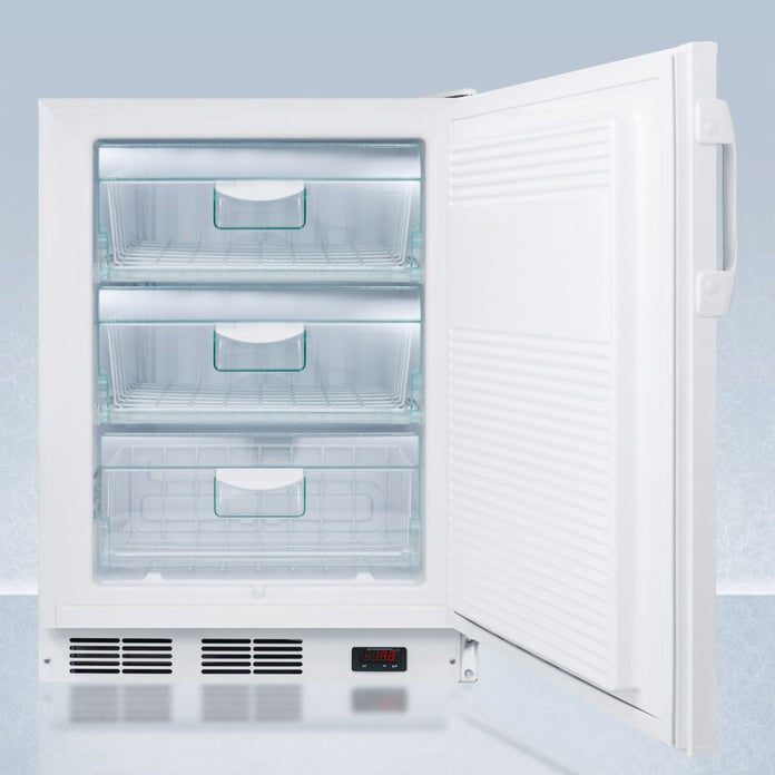 Accucold - VT65MLPLUS2ADALHD - 24" Wide All-Freezer, Left Hand Door