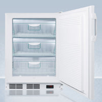 Accucold - VT65MLBIPLUS2ADALHD - 24" Wide Built-In All-Freezer, ADA Compliant, Left Hand Door