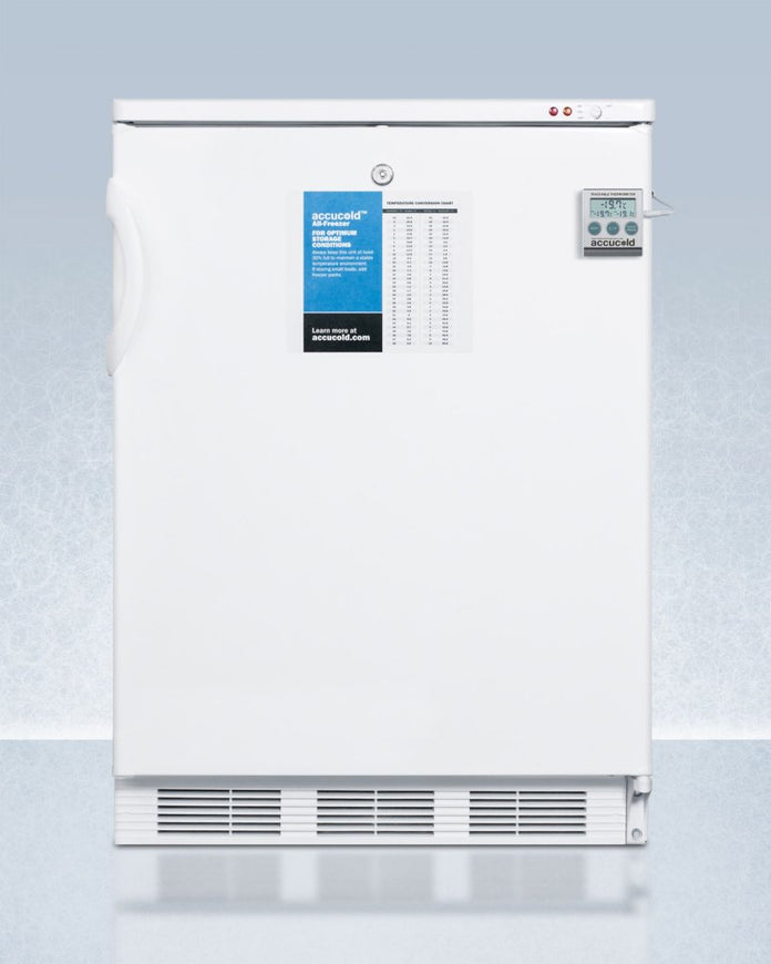 Accucold - VT65MLPLUS2LHD - 24" Wide All-Freezer, ADA Compliant, Left Hand Door