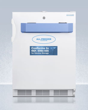 Accucold - VT65MLVAC456ADA - 24" Wide Built-In All-Freezer, Certified to NSF/ANSI 456 Standard for Vaccine Storage, ADA Compliant