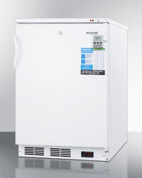 Accucold - VT65MLBIVACLHD - 24" Wide Built-In All-Freezer, Left Hand Door