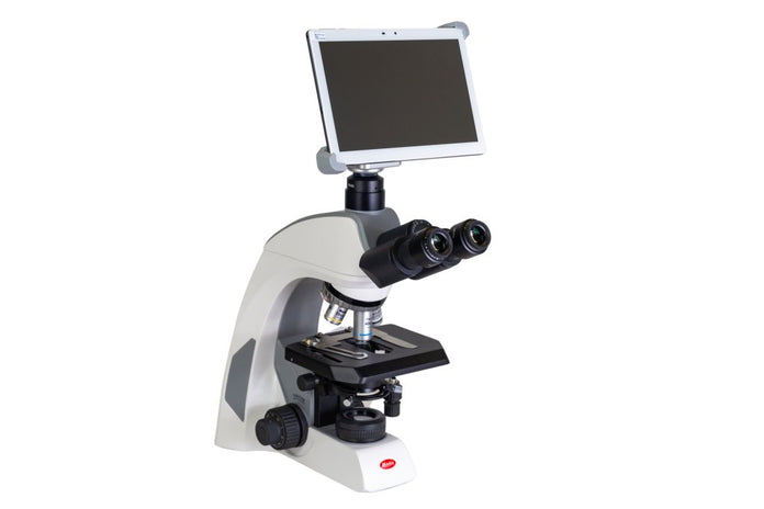 Motic Instruments - 1100403300222 - Panthera C2 Trinocular Upright Microscopes and BTI10 Digital Camera Bundles