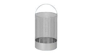 Amerex - ATA-50BSB1 - Stainless Steel Round Wire Basket with 5" Solid Bottom for 50-L Autoclave