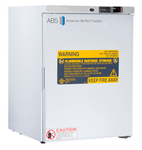 American Biotech Supply - ABT-FRP-04 - 5 Cu. Ft. Capacity Standard Undercounter Flammable Storage Freestanding Refrigerator