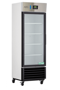 American Biotech Supply - ABT-HC-19-LH - 19 Cu. Ft. Capacity Premier Glass Door Laboratory Refrigerator, Left Hinged
