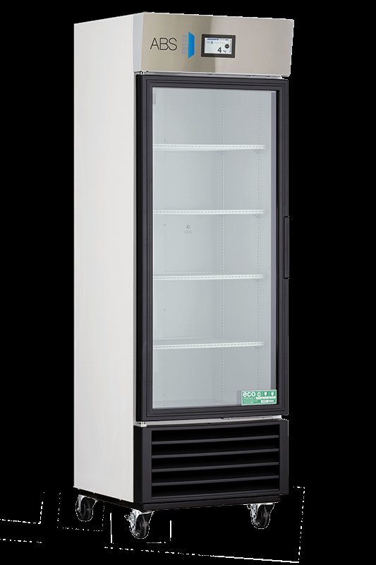 American Biotech Supply - ABT-HC-19-TS-LH - 19 Cu. Ft. TempLog Premier Glass Door Laboratory Refrigerator, Left Hinged