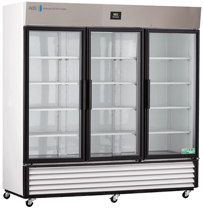 American Biotech Supply - ABT-HC-72 - 72 Cu. Ft. Capacity Premier Glass Door Laboratory Refrigerator